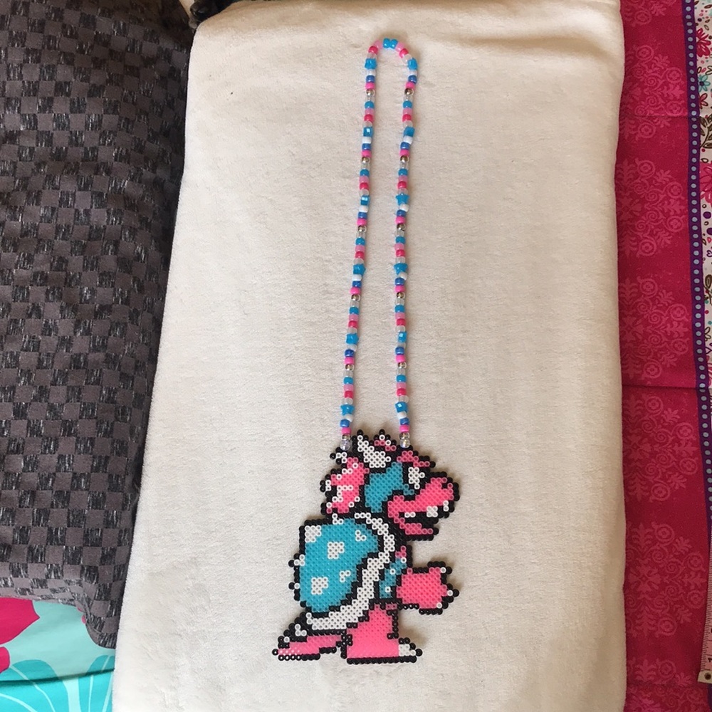 Extra Large Bowser Kandi Necklace - Picture 3 of 5